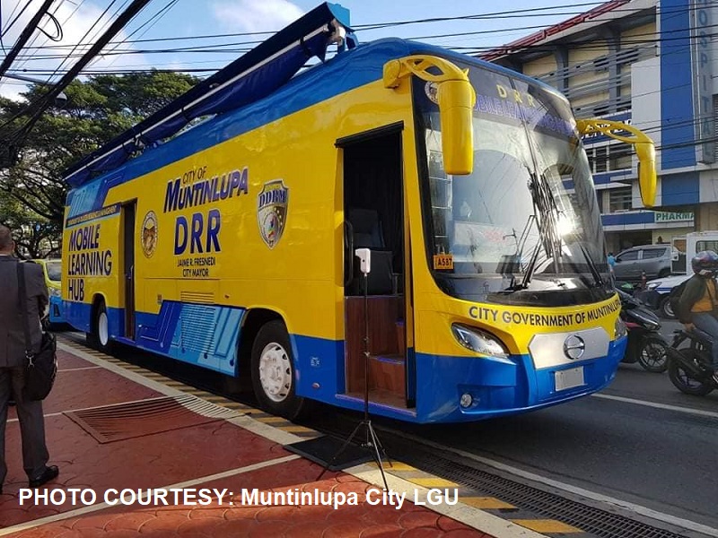 DDRM Mobile Learning Hub inilunsad sa Muntinlupa