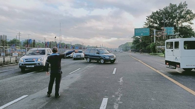 LOOK: Zipper lanes sa Commonwealth Avenue binuksan na