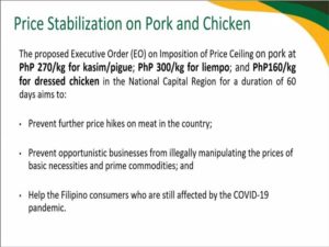 Pagpapatupad ng price ceiling sa karneng baboy at manok iminungkahi ng DA - News Flash