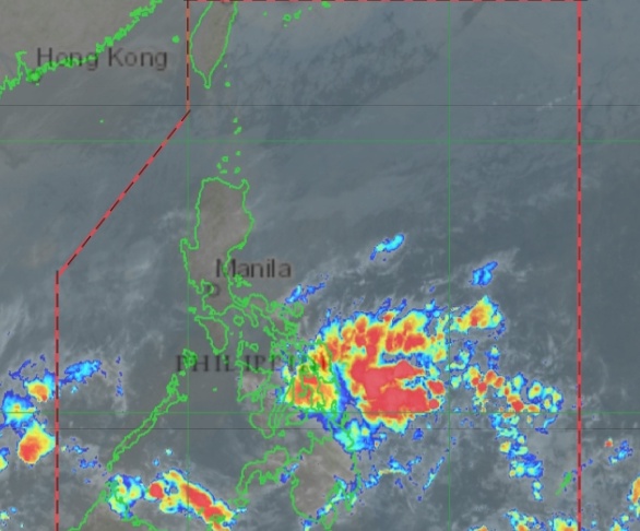 Easterlies at tail-end of a frontal system magpapaulan sa ilang rehiyon