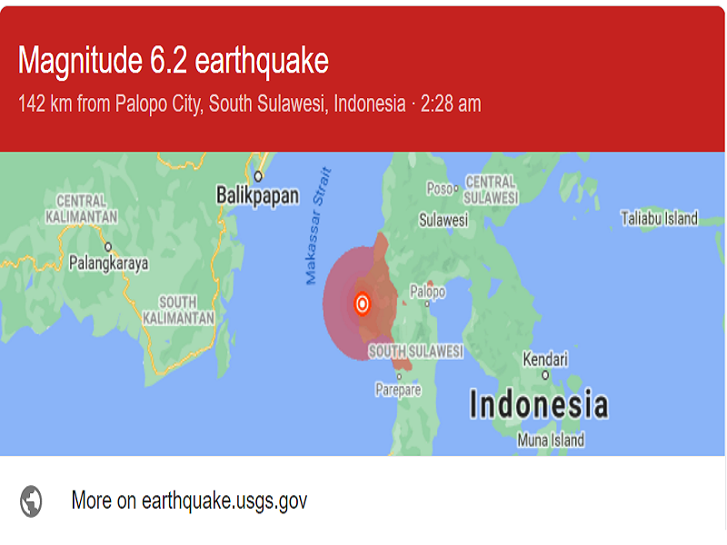 34 nasawi sa magnitude 6.2 na lindol sa Indonesia