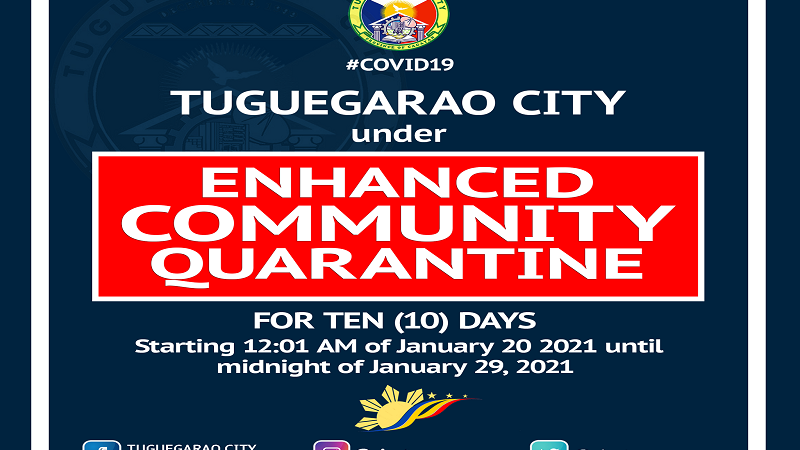 ECQ sa Tuguegarao City epektibo na