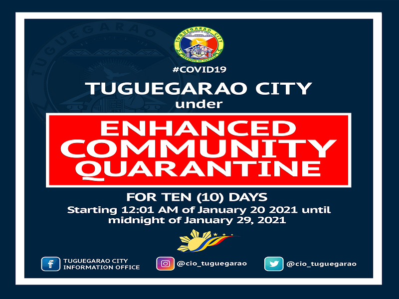 ECQ sa Tuguegarao City epektibo na