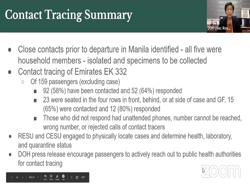 Ilang pasaherong nakasabay ng Pinoy na nagpositibo sa UK variant ng COVID-19 hindi sinasagot ang tawag ng contact tracers