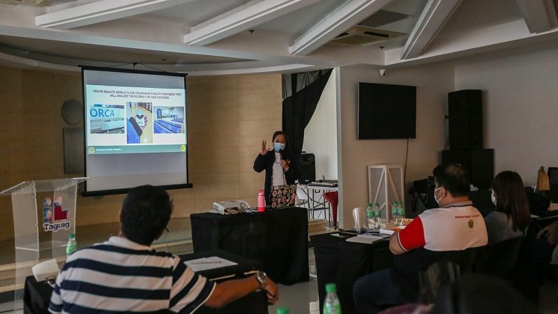 Vaccination Teams ng Taguig City sinimulan nang sanayin para sa pagbabakuna laban sa COVID-19