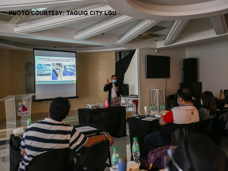 Vaccination Teams ng Taguig City sinimulan nang sanayin para sa pagbabakuna laban sa COVID-19