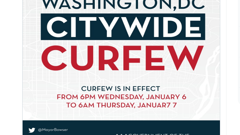 Mga nagprotesta sa US Capitol naitaboy na; curfew ipinatupad sa Washington