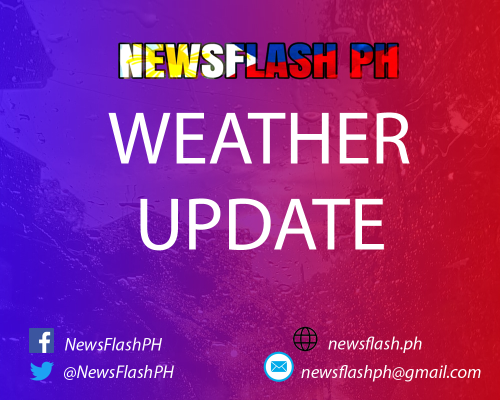 Heavy red rainfall warning itinaas sa Surigao del Norte at Agusan del Norte