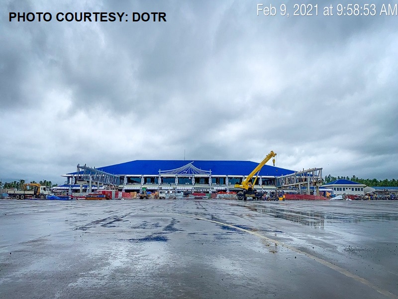 Bicol International Airport mahigit 74 percent nang kumpleto