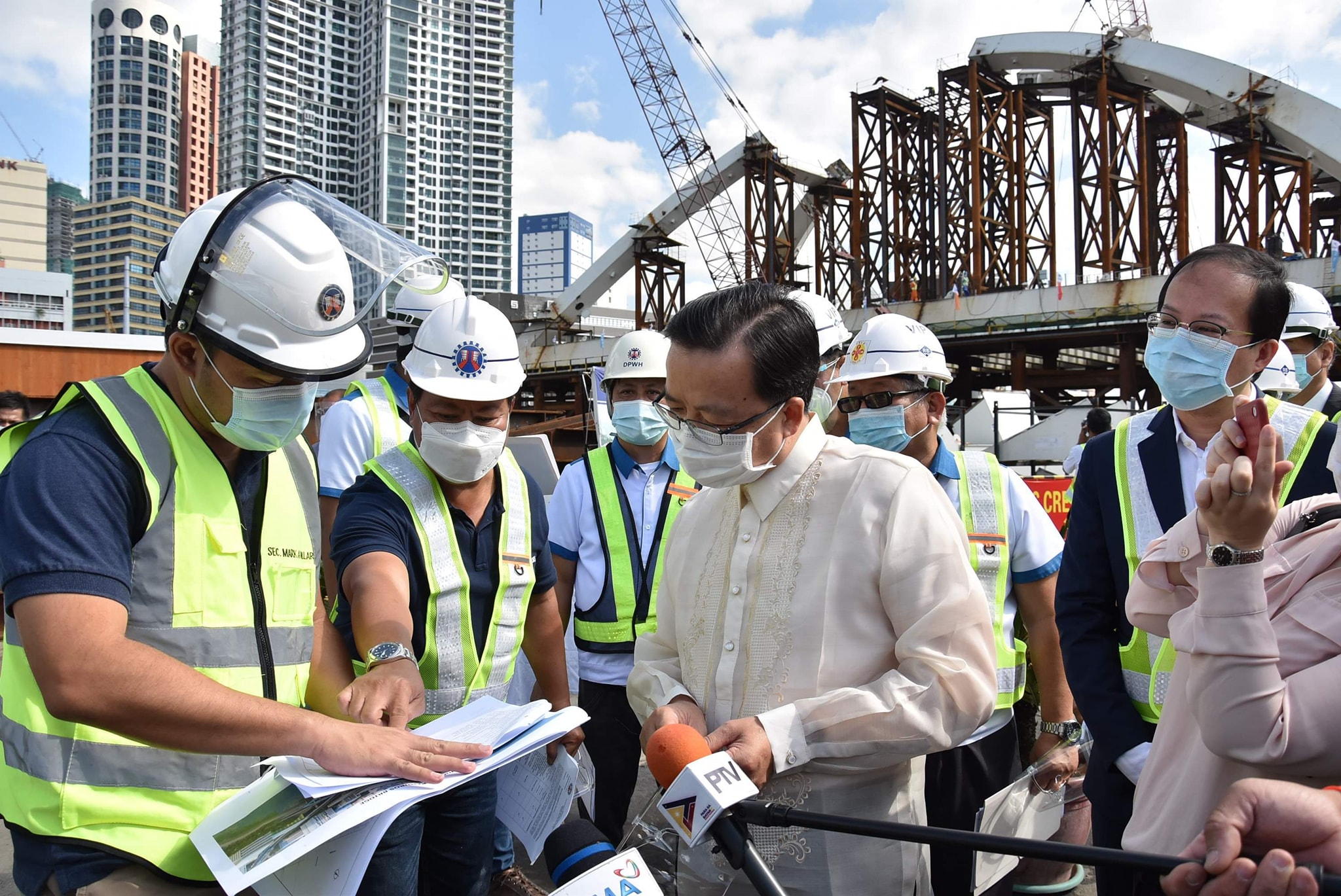 Matatapos na sa Setyembre 2021 ang konstruksyon ng Binondo Intramuros Bridge