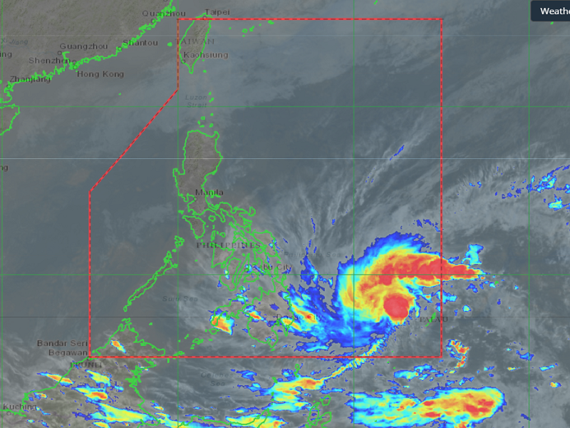 Bagyong Auring bahagya pang lumakas – PAGASA