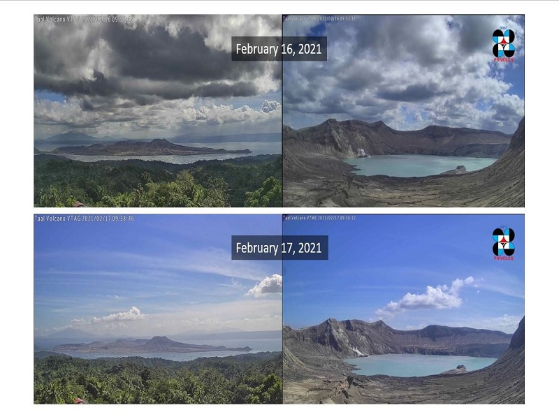 69 na volcanic tremor naitala sa Bulkang Taal