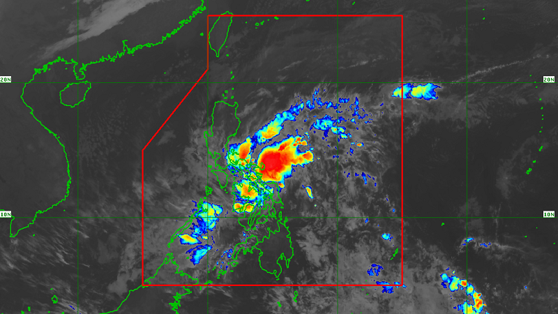 Tropical Depression Auring tatama sa kalupaan ng Eastern Samar sa susunod na mga oras; posibleng humina pa at maging LPA na lang