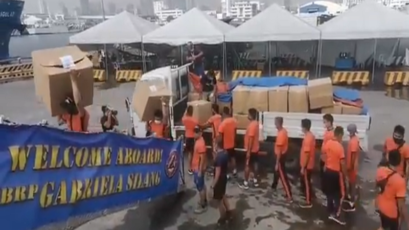 BRP Gabriela bibiyahe patungong Surigao para maghatid ng relief goods