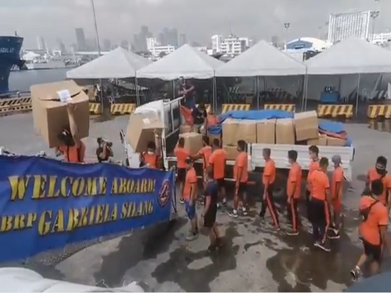 BRP Gabriela bibiyahe patungong Surigao para maghatid ng relief goods