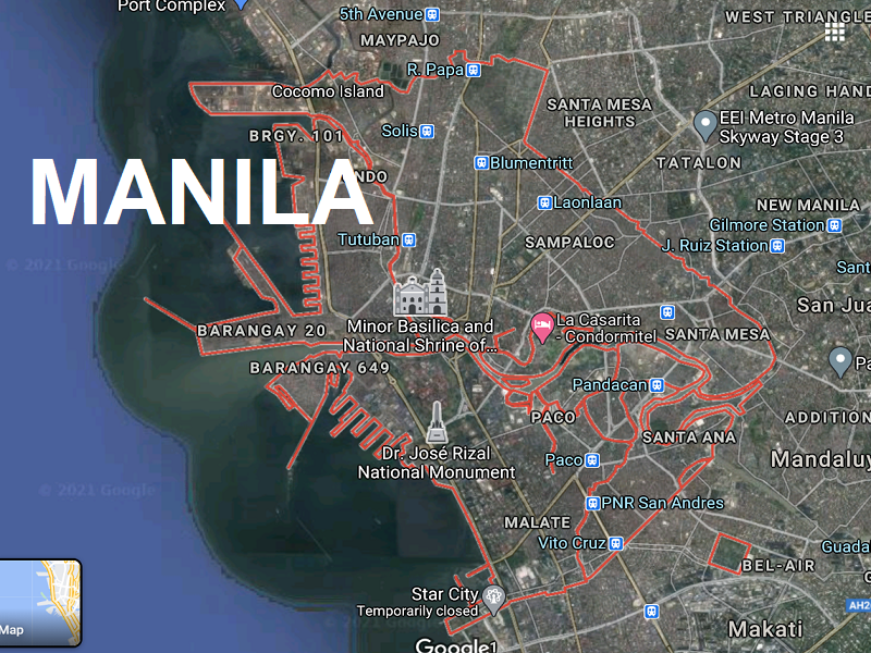 Manila Map 