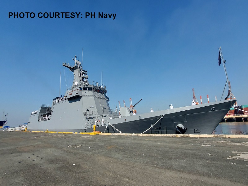 BRP Antonio Luna ng PH Navy nakadaong sa South Harbor sa Maynila