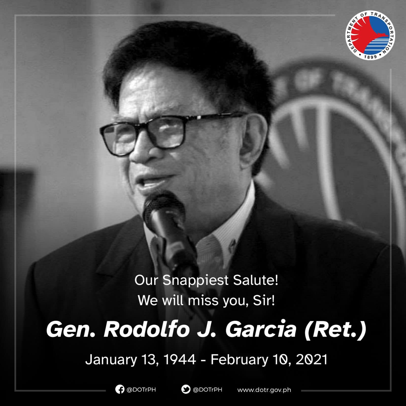 MRT-3 GM Rodolfo Garcia pumanaw sa edad na 76