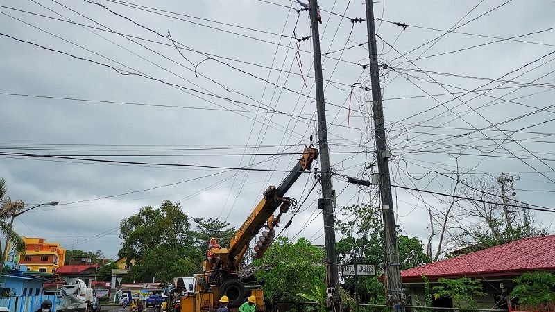 Maraming bayan sa Surigao Del Sur nakaranas ng brownout dahil sa bagyong Auring