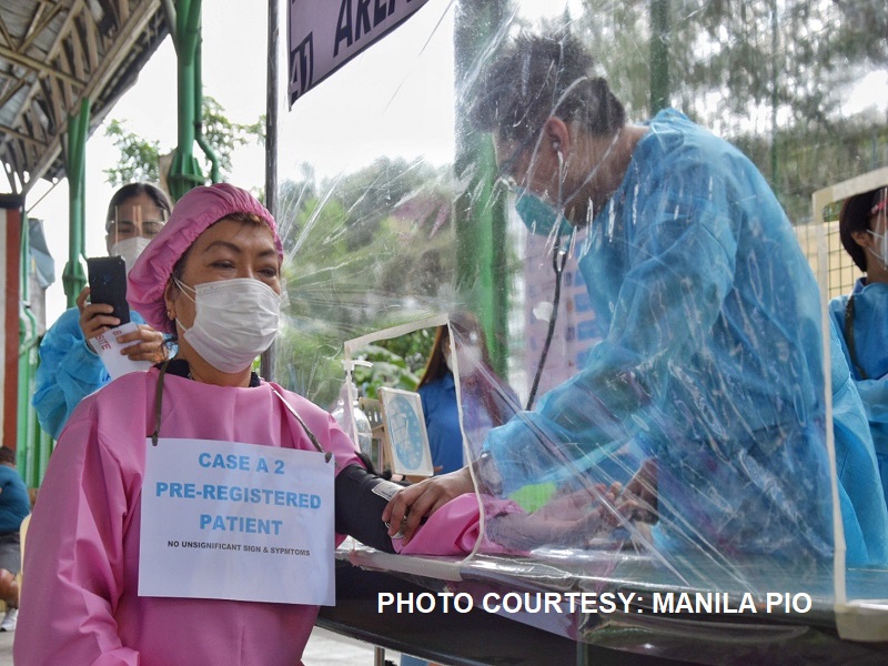 COVID-19 vaccine simulation exercise idinaos sa Pedro Guevarra Elementary School sa Maynila