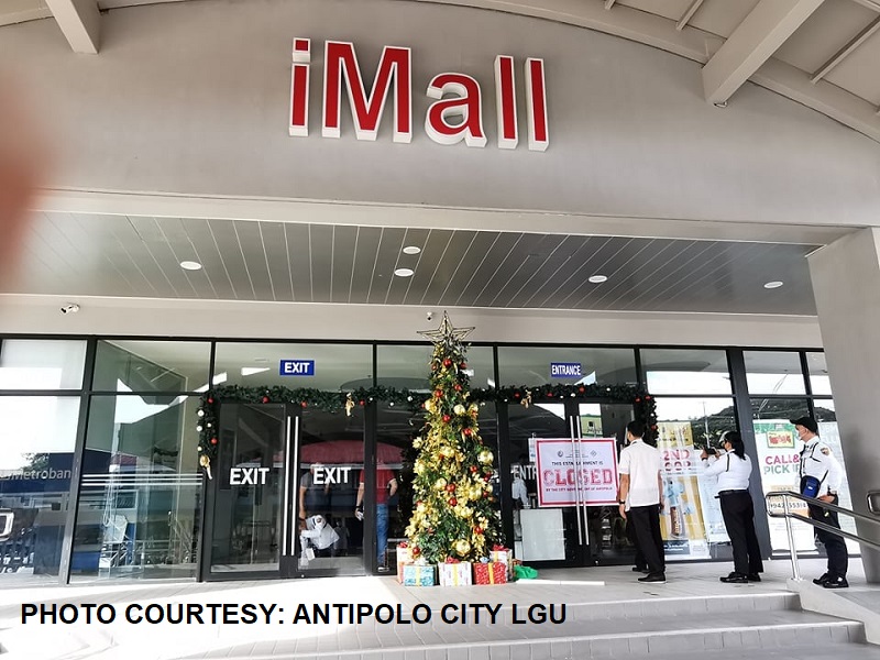 iMall sa Antipolo City ipinasara dahil sa hindi pagpapatupad ng minimum health and safety protocols