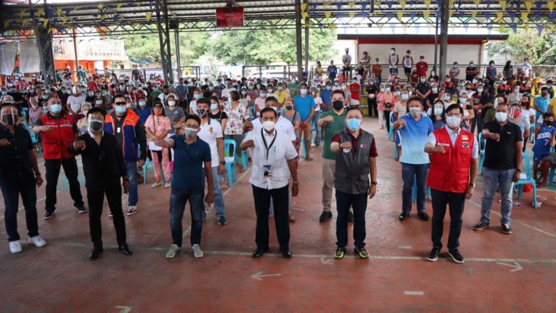 Mga nabiktima ng pagbaha sa Muntinlupa City tumanggap ng ayuda mula kay Sen. Bong Go