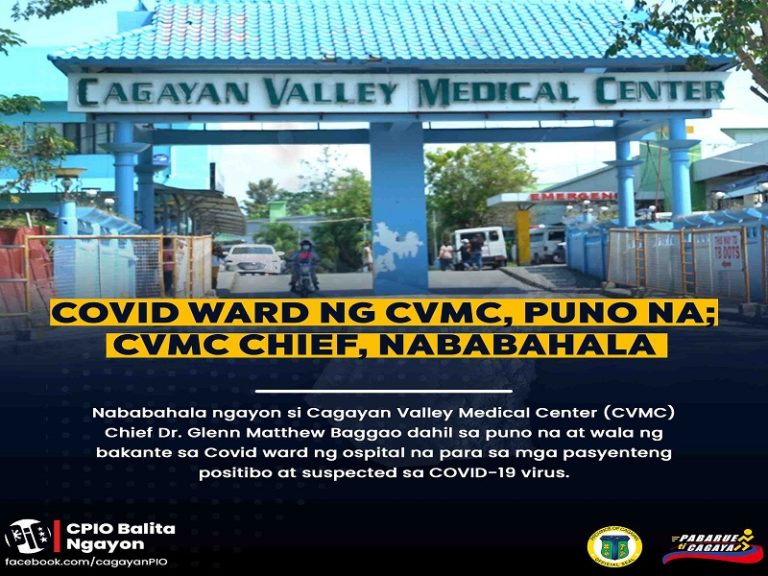 COVID Ward Ng Cagayan Valley Medical Center Puno Na – News Flash