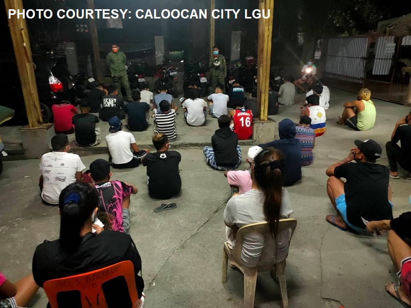 Mahigit 600 huli sa paglabag sa curfew, at iba pang ordinansa sa Caloocan