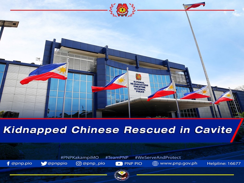 Chinese na biktima ng kidnapping, nailigtas sa Cavite