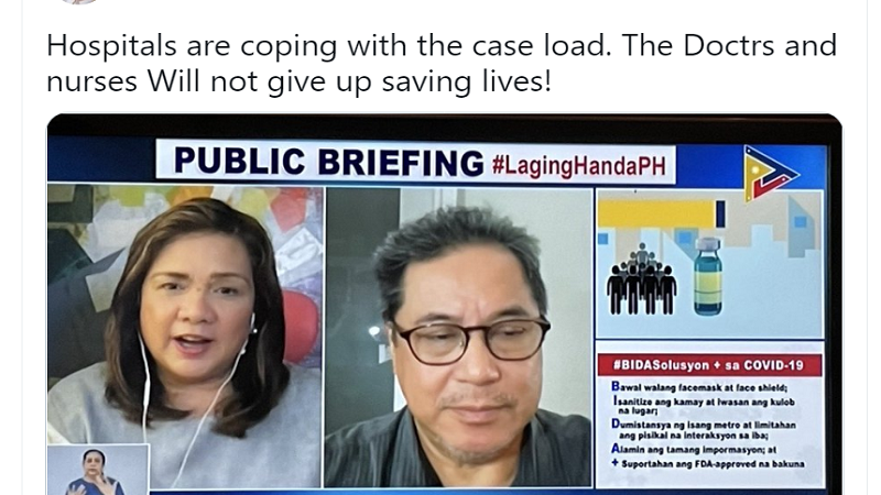 Pilipinas hindi pa “bigo” sa laban nito kontra COVID-19 ayon kay Dr. Ted Herbosa