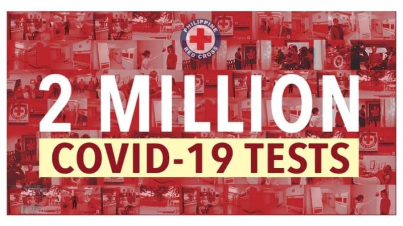 Philippine Red Cross nakapagsagawa na ng 2 milyong COVID-19 test