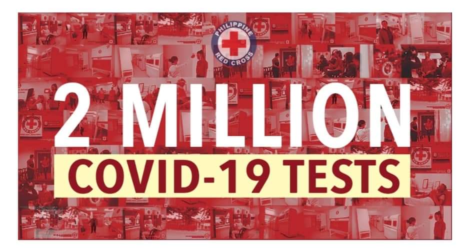 Philippine Red Cross nakapagsagawa na ng 2 milyong COVID-19 test