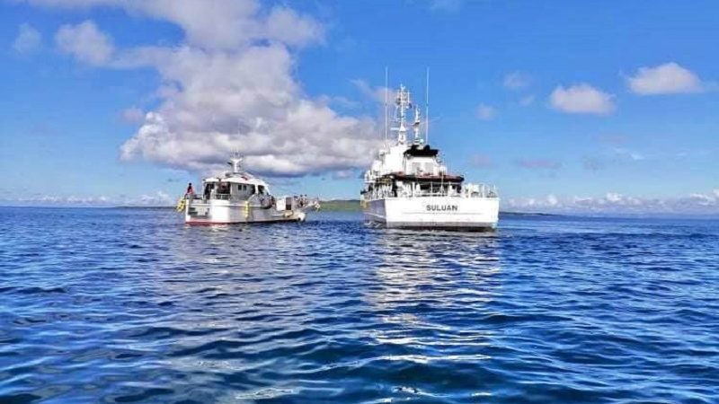 Fishing Boat lulan ang alkalde at kongresista mula Eastern Samar nagkaproblema sa karagatang sakop ng Guiuan