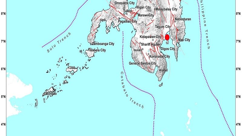 Davao Del Norte niyanig ng magnitude 3.6 na lindol; Intensity III naitala sa Island Garden City of Samal