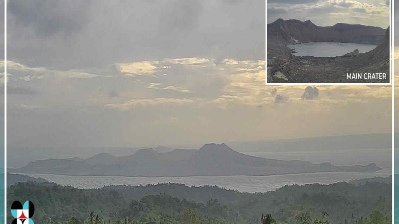 102 volcanic earthquakes naitala sa Bulkang Taal