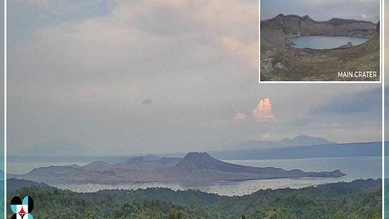 164 volcanic earthquakes naitala sa Bulkang Taal