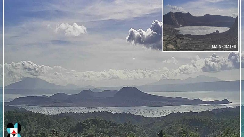 212 na volcanic earthquakes naitala sa Bulkang Taal