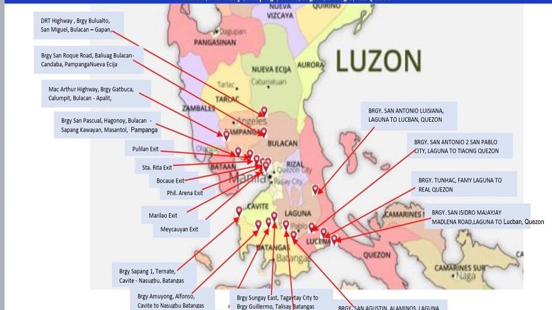 PNP mayroong 20 Quarantine Control Points sa Greater Metro Manila Area