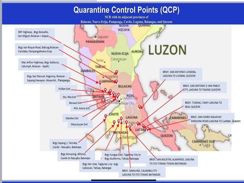 WATCH: Quarantine Control Points ipinakalat ng PNP sa mga lugar na sakop ng “NCR Plus”