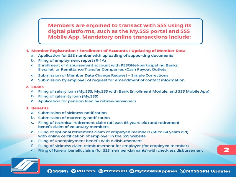 SSS nagpatupad ng 50 percent capacity sa operasyon ng main office at mga tanggapan sa NCR