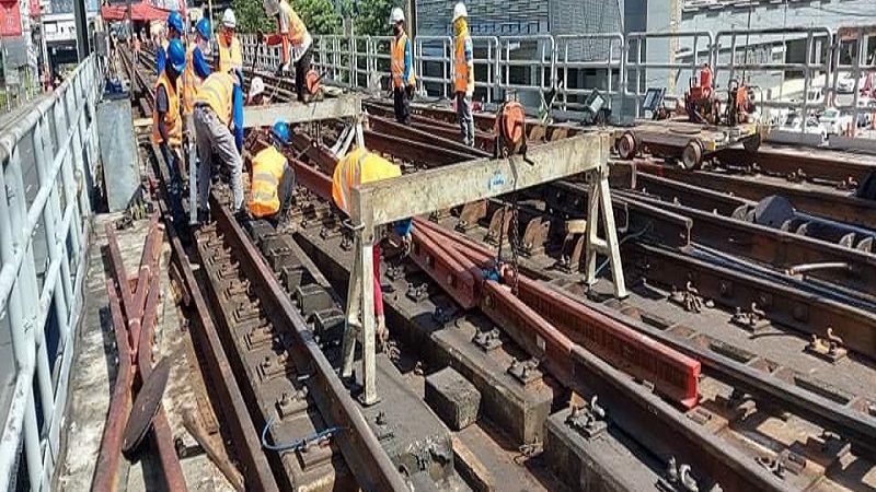 TINGNAN: Maintenance and rehabilitation activities sa MRT-3 nagsimula na