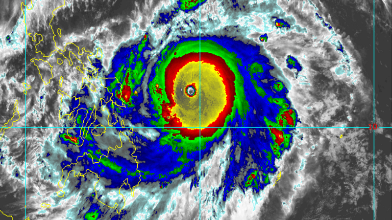 Typhoon Bising lumakas at bumilis pa; Signal No. 2 nakataas sa 4 na lugar sa bansa