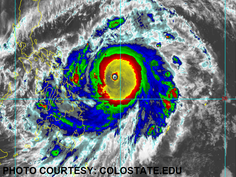 Typhoon Bising lumakas at bumilis pa; Signal No. 2 nakataas sa 4 na lugar sa bansa