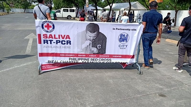 Saliva RT-PCR Testing ng Red Cross binuksan sa Parañaque