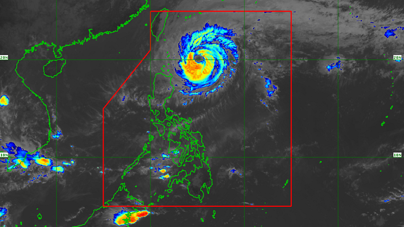 Typhoon Bising humina pa; Signal No. 1 nakataas sa Batanes at ilang bahagi ng Cagayan at Isabela