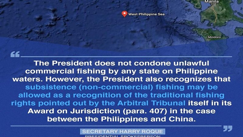 Duterte at Xi walang verbal agreement sa pangingisda ng China sa West Philippine Sea