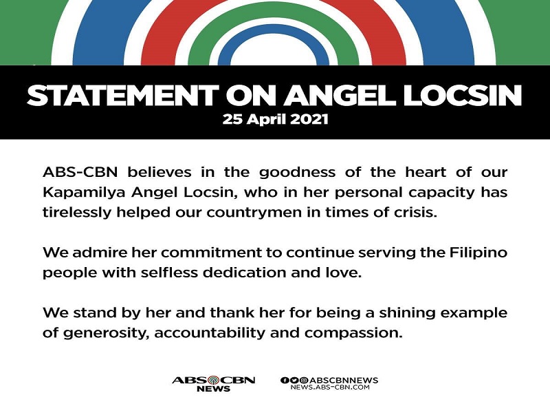 BASAHIN: Mensahe ng ABS-CBN kaugnay sa pagtatayo ng Community Pantry ni Angel Locsin