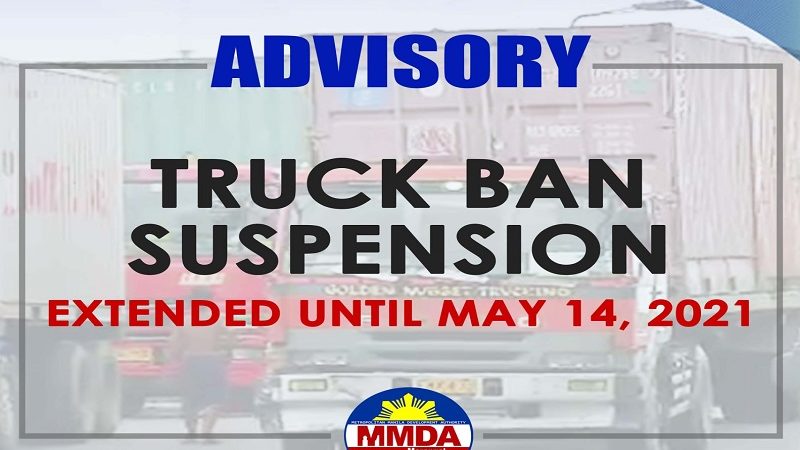 Suspensyon sa truck ban policy pinalawig pa ng MMDA
