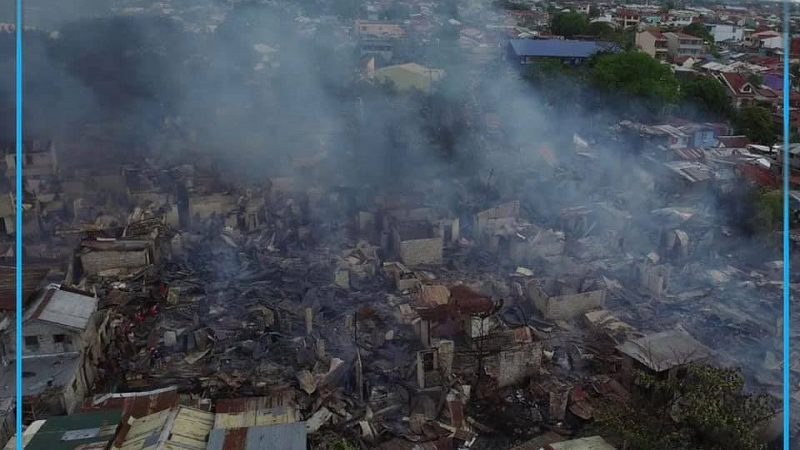 500 pamilya nawalan ng tirahan sa sunog na naganap sa Bacoor City