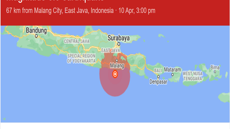 Pito ang patay sa magnitude 6.0 na lindol sa Java Island, Indonesia